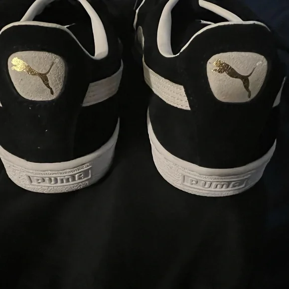 MENS Suede black puma Sneakers size 13 - Picture 11 of 13
